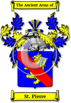 St. Pierre Family Crest Download (JPG) Legacy Series - 600 DPI